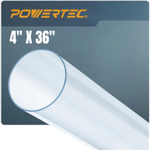 Vista 11 de POWERTEC 70364 Codo de 90 grados de diámetro exterior de 4 pulgadas para conector de manguera de recolección de polvo de 4 pulgadas (transparente)