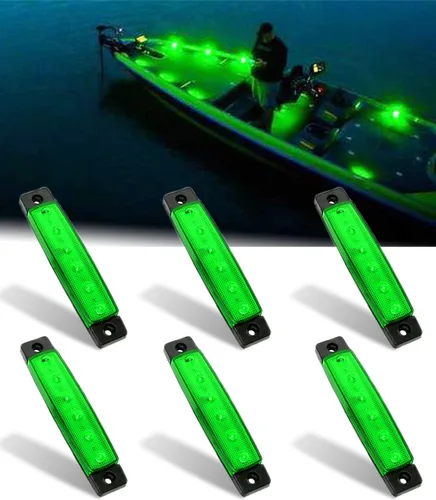 Vista 12 de Shangyuan Luces marinas: 6 luces interiores LED impermeables para yate, barco de pesca, kayak y más, 12 V