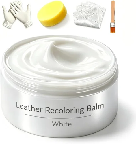 Vista 12 de Leather Recoloring Dye Balm, Leather & Vinyl Color Restorer Conditioner – Repairs Faded & Scratched Leather