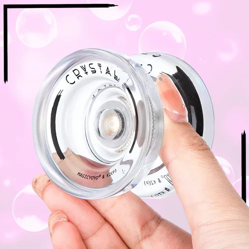Vista 5 de MAGICYOYO Yoyos N11 Professional Unresponsive, paquete de 2 unidades – K2 Crystal Responsive Yoyo para niños, Yoyo de aleación de metal Pro Yoyo
