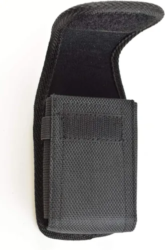 Vista 3 de Funda de lona vertical con clip para cinturón y trabillas para cinturón para Kyocera Dura XE Epic Flip Phone