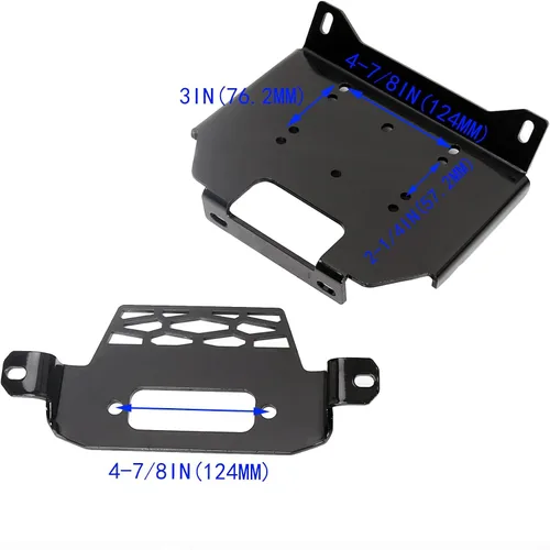Vista 2 de ECOTRIC Kit de soporte de placa de montaje de cabrestante compatible con 14