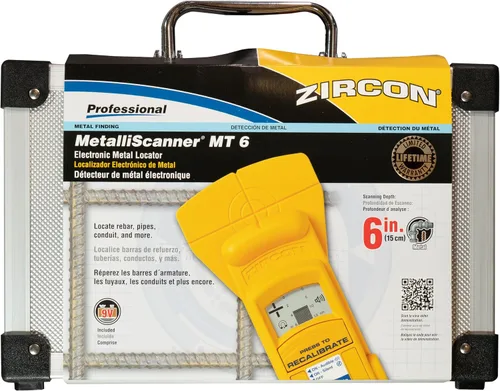 Vista 8 de Zircon MetalliScanner MT6 - Detector de metales profesional - Localizador de metales portátil de escaneo profundo para metales ferrosos