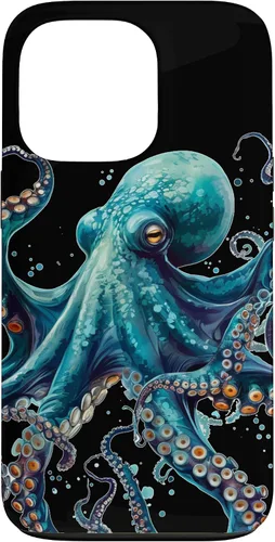 Vista 10 de Cool Blue Octopus Case for iPhone 17