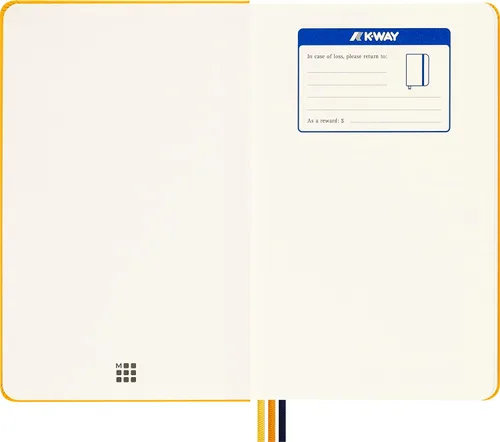 Vista 4 de Moleskine Limited Edition Notebook K-Way, Large, Plain, Orange (5 x 8.25)