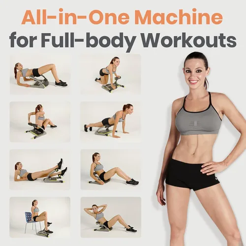 Vista 5 de Wonder Core Smart, Ab Machine, Ab Workout Equipment, Sit Up Machine & Exercise Equipment, Ab Crunch Machine for Stomach Workout, Ab Core Trainer