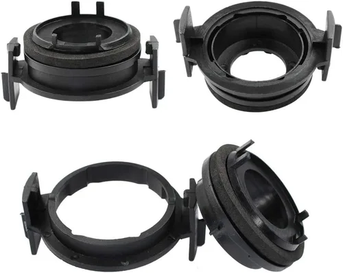 Vista 2 de H7 - Adaptador de bombilla LED para faros delanteros, soporte de base de bombilla compatible con B-M-W serie 3 E46, paquete de 2