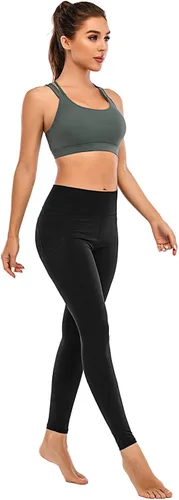 Vista 7 de Running Girl - sujetador deportivo para mujer, con tirantes acolchados y espalda cruzada, para yoga, de soporte mediano y con copas extraíbles