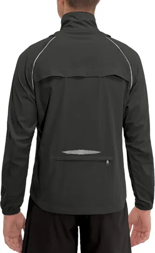 Vista 13 de Little Donkey Andy - Chaqueta de ciclismo extraíble para hombre Capucha desmontable-naranja