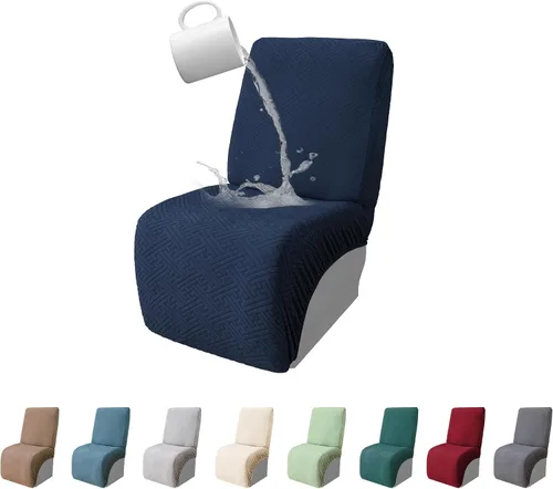 Vista 133 de Fundas de sofá reclinable seccional 100% impermeables para sofá reclinable en forma de L, funda de sofá modular de esquina en forma de L, fundas