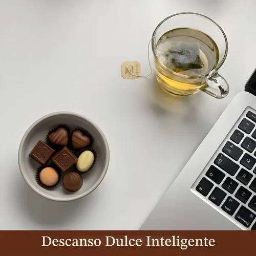 Vista 6 de ANDY ANAND CHOCOLATIER Trufas de chocolate belgas sin azúcar, deliciosa caja de regalo de surtido de chocolate hecho a mano, endulzado con stevia