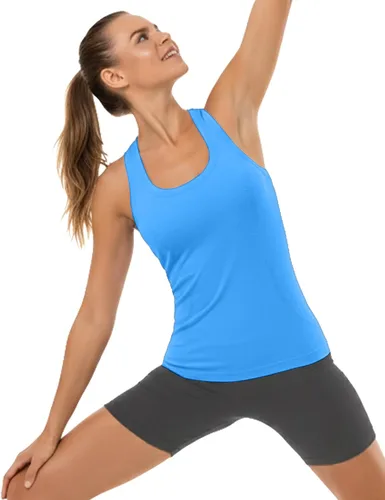 Vista 116 de MathCat Camisetas de entrenamiento para mujer, sin costuras, básicas, sin mangas, con espalda cruzada, atlética, yoga, correr, uso diario