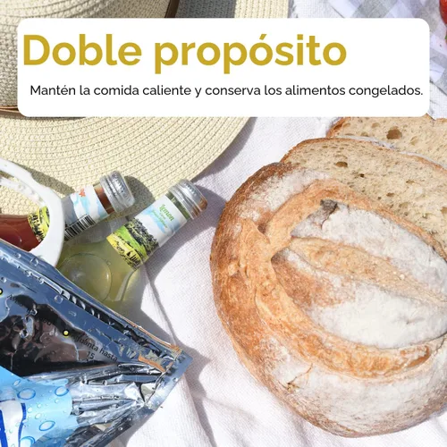 Vista 5 de Superio - Bolsas aisladas para frío y calor para entrega de alimentos, bolsas de compras de comestibles, almacenamiento de alimentos para comida 3