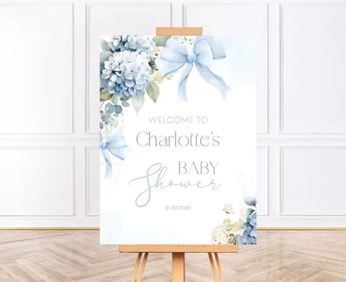 Vista 15 de Personalized Baby Shower Welcome Sign, Red Ladybug Baby Shower Welcome Sign, 12" X 18" (Small), 27" (Medium), 36" (Large), Plastic, Modern, Pole