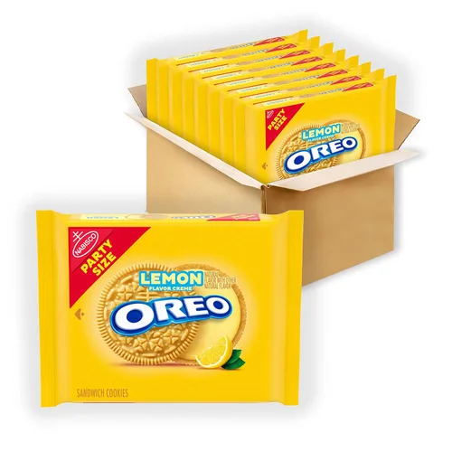 Vista 24 de OREO - Galletas sándwich de chocolate, 60 paquetes de aperitivos (2 galletas por paquete)