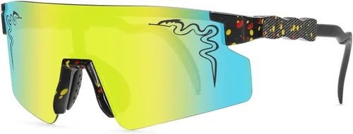 Vista 10 de Gafas de sol de ciclismo UV400 al aire libre para hombres, mujeres, adultos, jóvenes, niños y niñas, béisbol y softbol