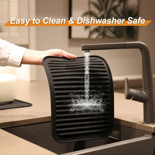 Vista 6 de Joyhalo Paquete de 4 salvamanteles de silicona para ollas y sartenes calientes, salvamanteles resistentes al calor de 480 ℉ para platos calientes