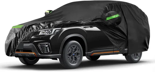 Vista 12 de Fundas impermeables para automóvil de repuesto para Subaru Ascent 2019-2025, 6 capas para todo clima, cubierta de automóvil de ajuste personalizado