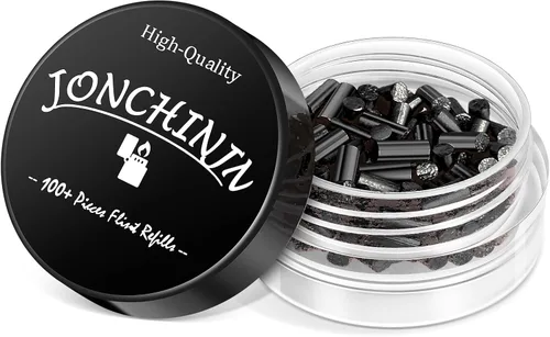 Vista 10 de Lighter Flints 100+ piezas y mechas de algodón 20 piezas, kit de reparación de encendedor de alta calidad, compatible con Zippo y Clipper