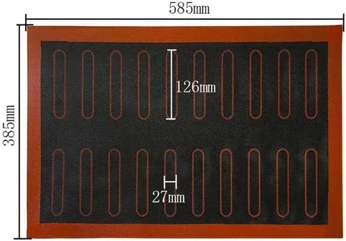 Vista 4 de Eclair - Alfombrilla de silicona antiadherente para pastelería, molde para hornear macarrón, galletas y tartas, para hornear herramientas