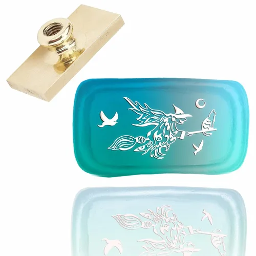 Vista 11 de CRASPIRE Sello de cera de repuesto de flor y espada, sello de cera de sellado vintage, cabezas cuadradas, solo sin asa para sobres de cartas