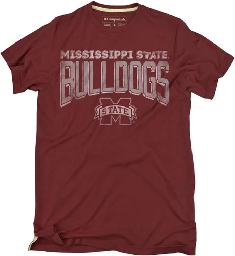 Vista 42 de Campus Lab Official NCAA Classic Distressed Logo Collegiate Classic Ring-Spun T-Shirt Unisex for Men & Women