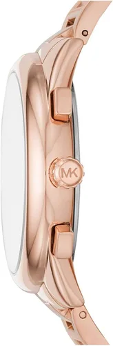 Vista 3 de Michael Kors MK7108 Reloj cronógrafo de acero inoxidable tono oro rosa para mujer