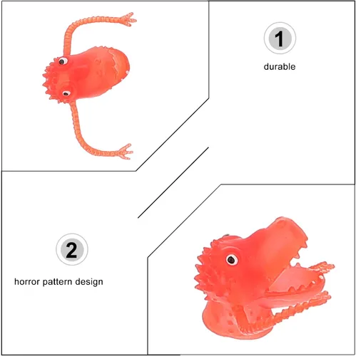 Vista 6 de 20 marionetas de dedo espeluznantes para niño y niña, juguetes divertidos, recuerdos de fiesta para espectáculos de marionetas, diseño