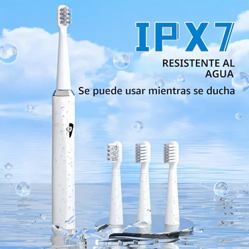 Vista 3 de Y-Kelin Cepillo de dientes eléctrico ortodóntico en forma de V para brackets, cepillo de dientes sónico con 2 cabezales de repuesto cóncavos y 2