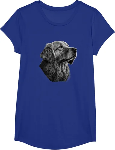 Vista 69 de Camiseta divertida Golden Retriever, Negro