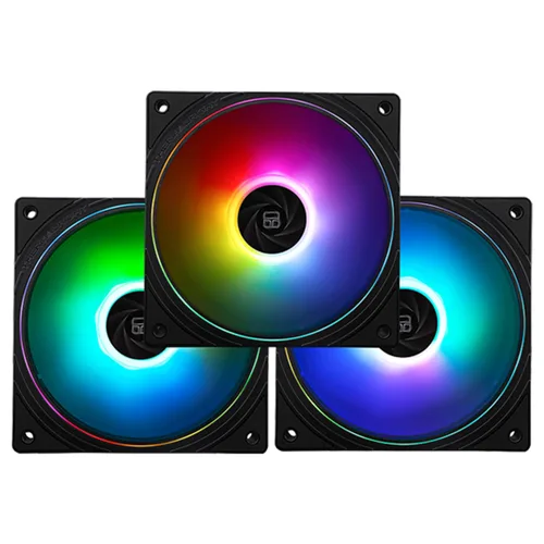 Vista 6 de Thermalright TL-S12-S X3 Ventilador de CPU de 120mm ARGB para Caja con Efecto de Iluminación ARGB, Ventilador de Computadora Silencioso PWM para PC
