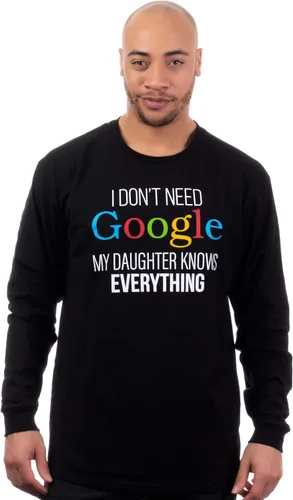 Vista 2 de Camisetas gráficas divertidas de manga larga Camisetas con frase de humor novedoso con frase de humor para hombres y mujeres