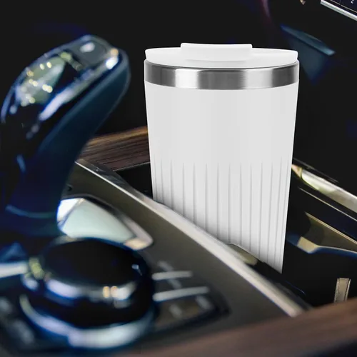 Vista 5 de Beyoung Taza de café autoagitadora, magnética automática de 14 onzas con 3 funciones de mezcla, vaso de viaje para automóvil para chocolate