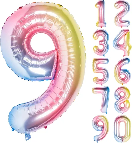 Vista 12 de Globos de 40 pulgadas para inflar con helio, de película de aluminio, para fiestas, cierre manual (púrpura 0)