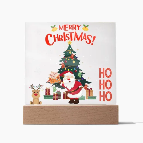 Vista 17 de Lámpara de luz nocturna de Navidad, ideas de regalo para niños o nietos con Papá Noel, accesorios únicos de iluminación LED de Navidad, lámpara