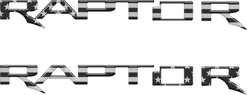 Vista 25 de Insertos de emblema para capó - Compatible con Ford F-150/Bronco Raptor 2021-2026