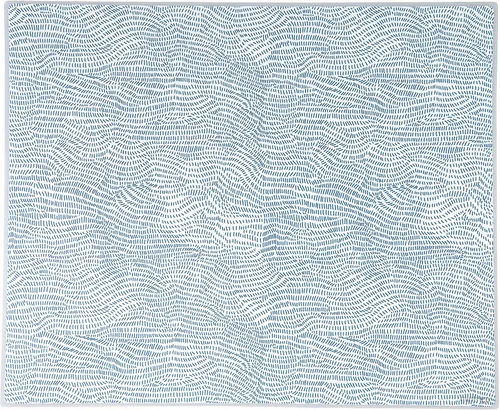 Vista 12 de Mintrico Juego de 2 manteles individuales para mesa de comedor, de silicona, resistente al calor, antideslizante (2, punto azul)
