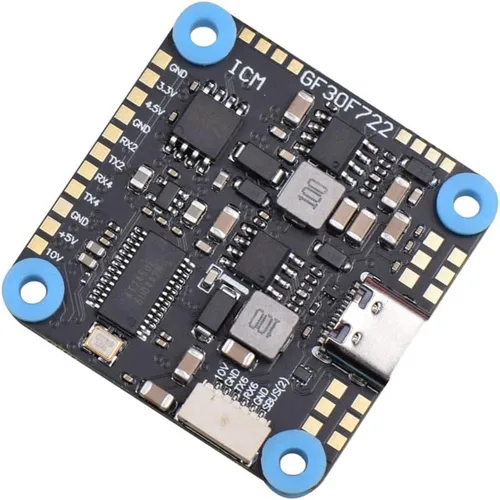 Vista 5 de Control de vuelo Dual BEC 5V 10V Soporte OSD Baro Blackbox 16MB 3-8S Entrada para RC FPV Drone Quadcopter DIY Piezas