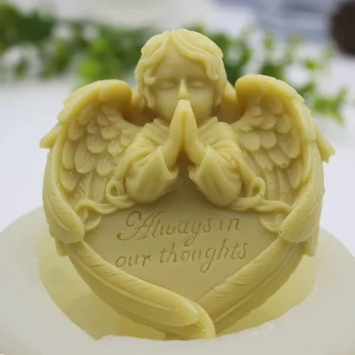 Vista 9 de Molde de jabón animal de silicona para ciervos - forma redonda para decoración de velas y pasteles