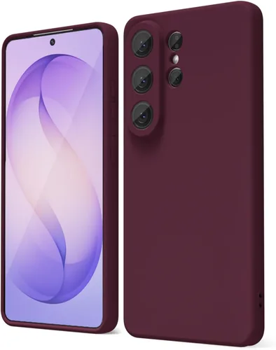 Vista 54 de oakxco Funda para teléfono Samsung Galaxy S8 de silicona líquida, delgada y fina de gel de goma suave TPU cubierta protectora simple llana