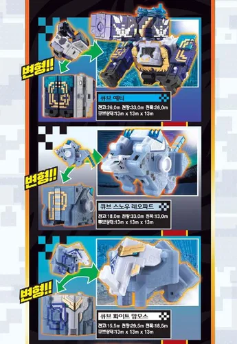 Vista 2 de Zyuohger Animal Force DX Blizzard King G P O Clear Ver.