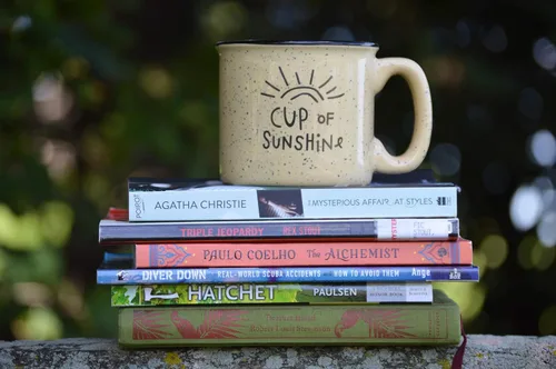 Vista 4 de Cup Of Sunshine - Taza de café de cerámica para fogata – Taza de regalo de fogata para campista feliz – Mochilero al aire libre Mountain Camper