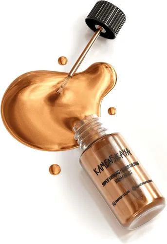 Vista 24 de KAMENSKAYA Pintura de Hoja de Oro Líquida - Pintura de Hoja de Oro Líquida de Secado Rápido de Base Alcohólica, Oro Brillante, 0.68 fl oz (20 ml)