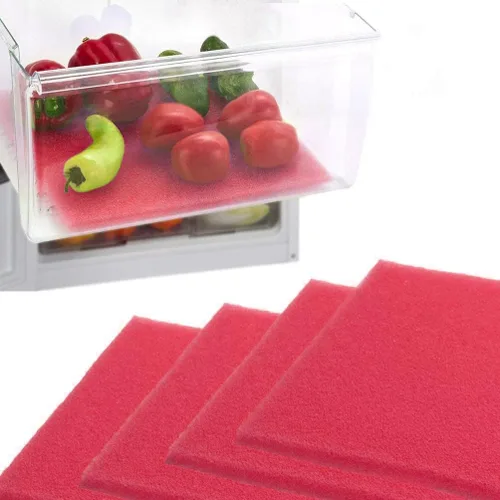 Vista 11 de Dualplex® Revestimiento extensor de vida de frutas y verduras para cajones de refrigerador, 12 x 15 pulgadas (paquete de 4) – Extiende la vida útil
