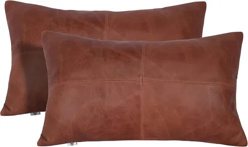 Vista 25 de Funda de almohada rectangular de piel de cordero – Funda de cojín para sofá – Fundas decorativas para sala de estar y dormitorio, caja negra