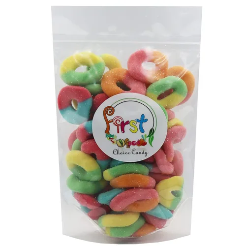 Vista 4 de FirstChoiceCandy Anillos de goma (neón, 4.5 libras (paquete de 1))
