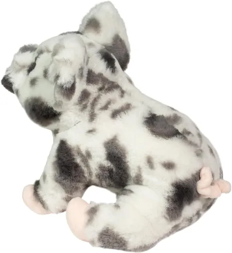 Vista 3 de Douglas Zoinkie - Peluche de cerdo manchado suave