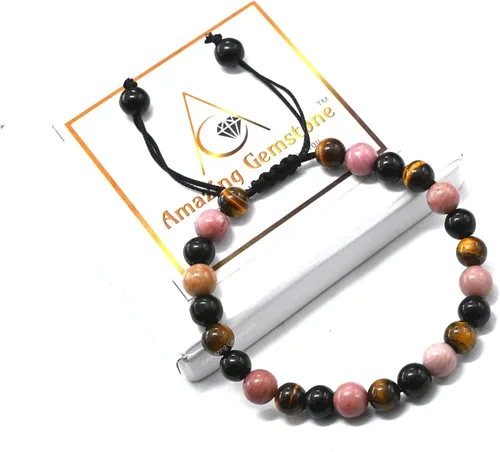 Vista 70 de Pulsera del zodiaco de cristales curativos