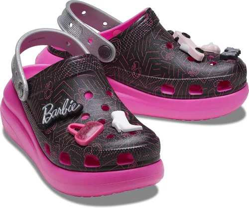 Vista 6 de Crocs Zuecos Barbie Classic Crush para mujer
