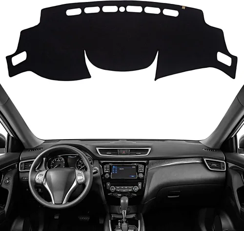 Vista 13 de Alfombrilla Protectora para Salpicadero Compatible con Nissan Altima 2012-2007 (Código de Cuerpo L32, Sin Modelos HUD), Alfombrilla Antirreflejos